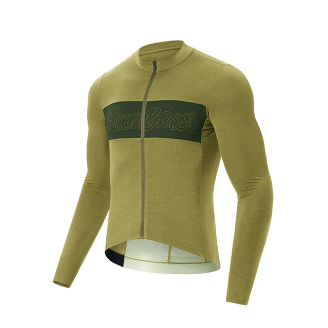 Men‘s Cycling Jersey Breathable Tencel Wool