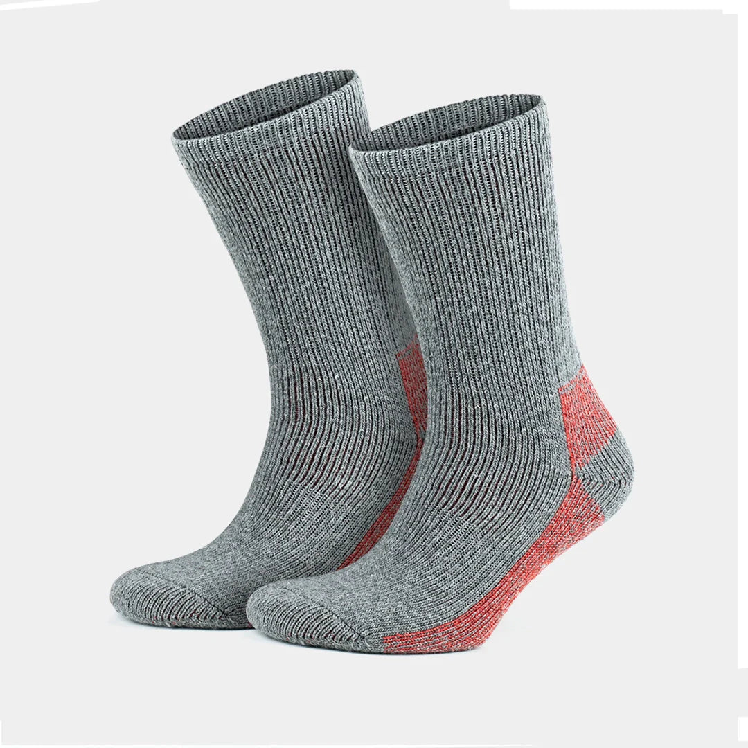 Thermal Warm Terry Lined Alpaca Hiking Boot Socks for Men & Women