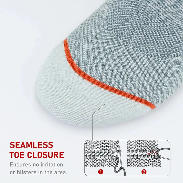 Men's Bamboo Low Cut Athletic Running Socks with Arch Support