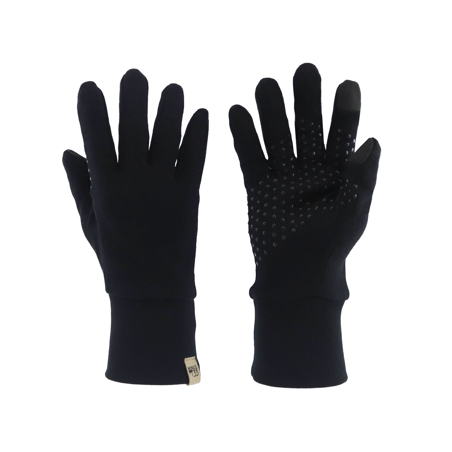 100% Merino Wool Grip Glove Liners