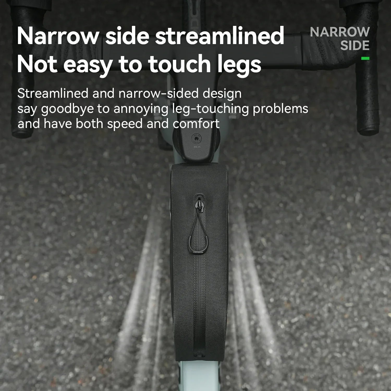 RideMate 100% Waterproof Top Tube Bag 1L