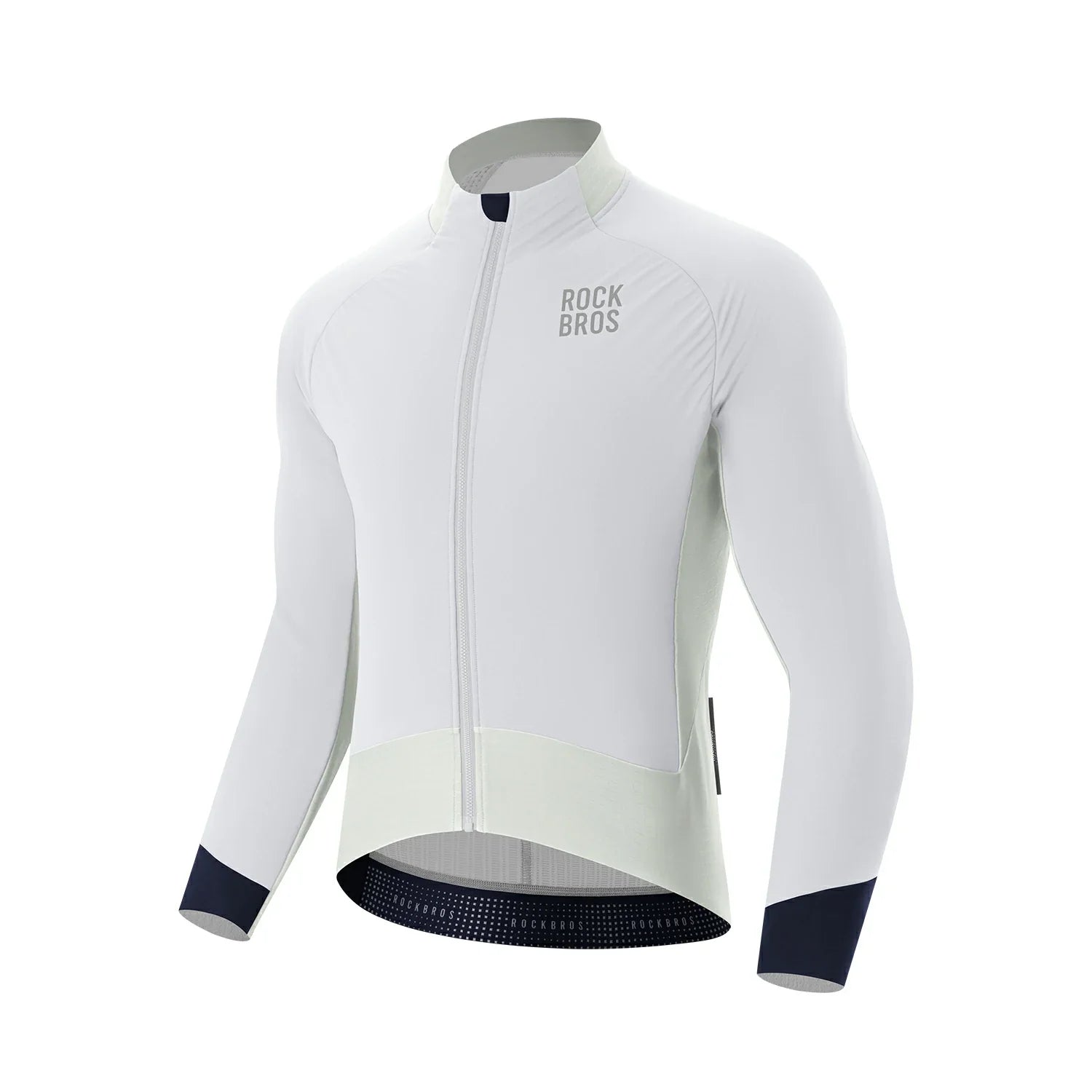 Winter Cycling Jacket Double-Layer Thermal Fleece