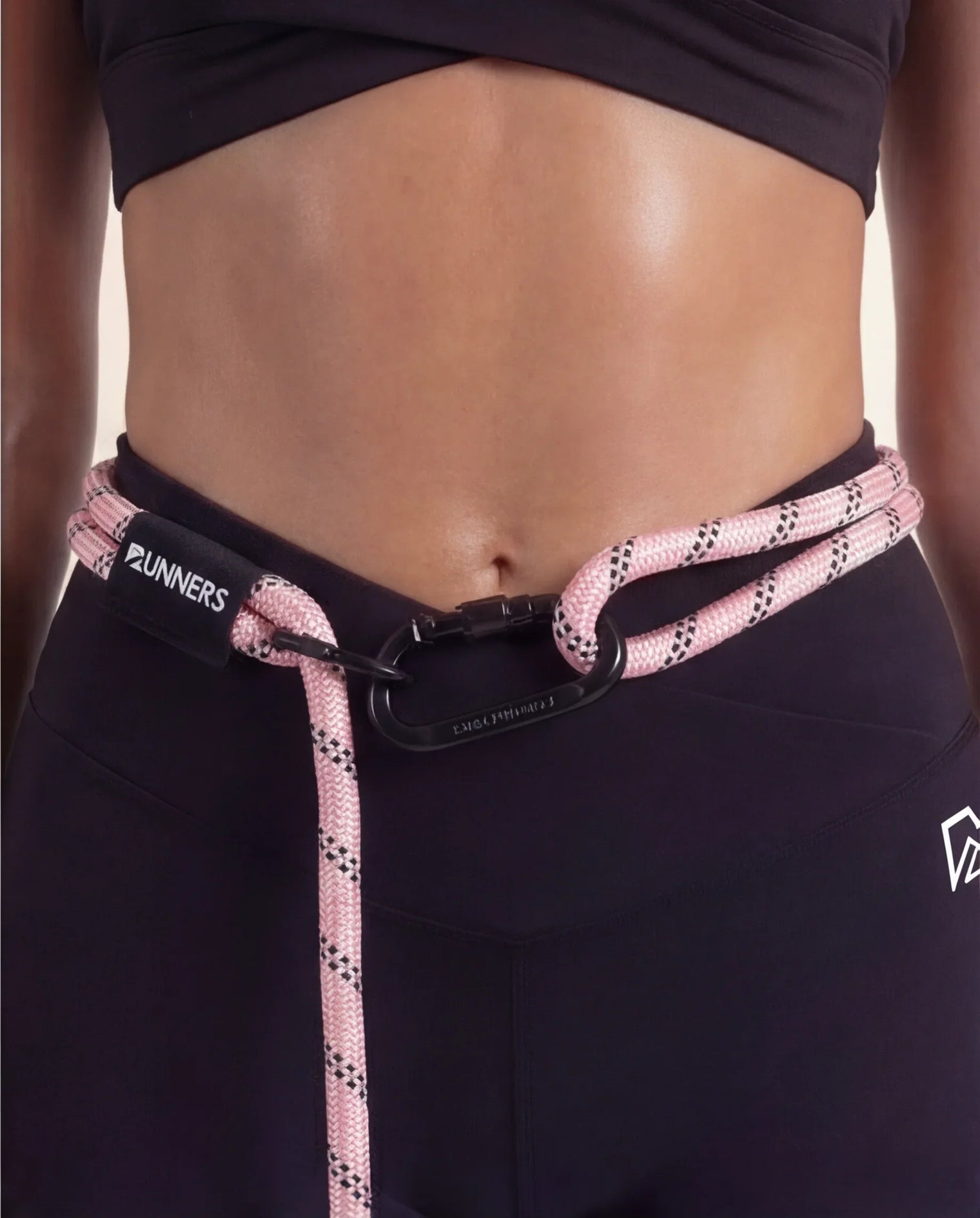 Pastel Pink Running Hands-Free Dog Leash