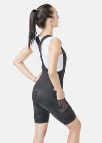 【ROAD TO SKY by ROCKBROS Women's Cycling Bib Shorts in Black