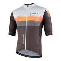 Nalini SPEED Men's Cycling Jersey (Grey/Orange/White) S, L, 3XL