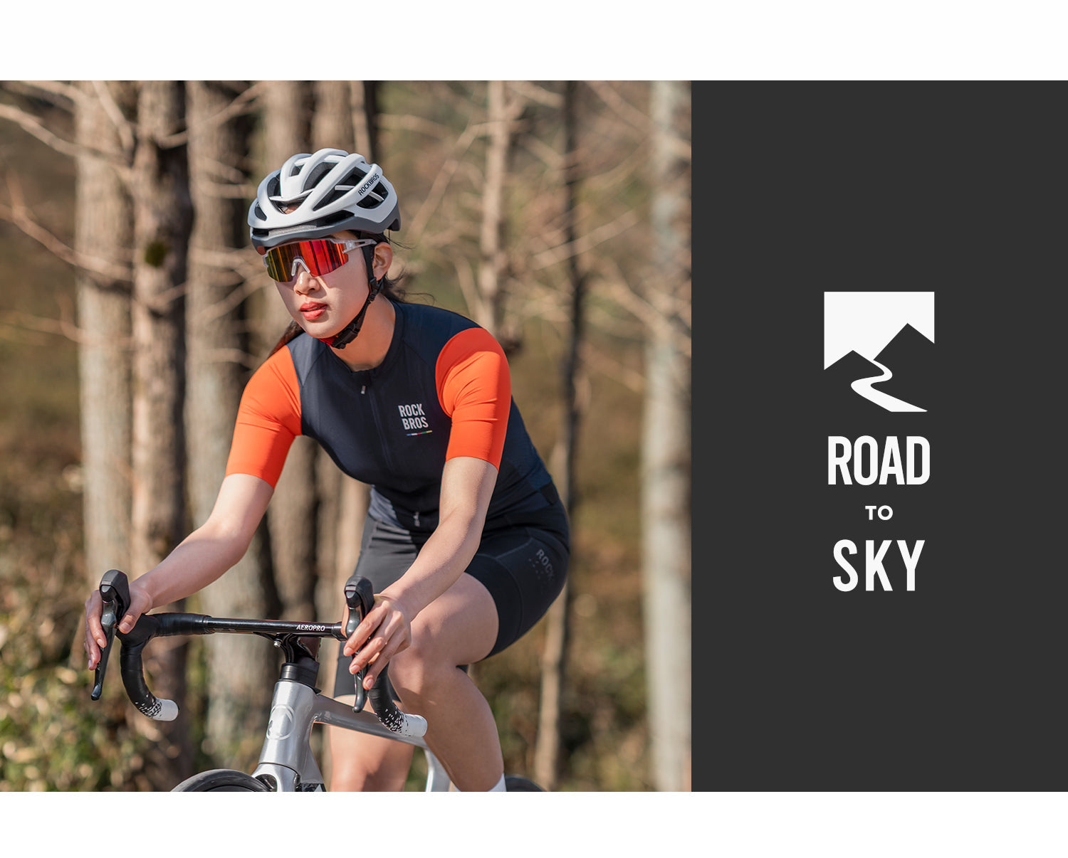 【ROAD TO SKY】by ROCKBROS Women's Cycling Shorts in Black