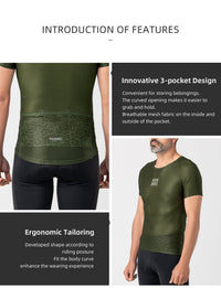 【ROAD TO SKY】by ROCKBROS Unisex Short-Sleeved Mesh Cycling Base Layer in Various Colours