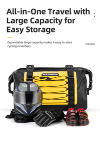 Waterproof Motorcycle Saddle Bags Durable Removable 60L(Pair)
