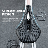 ROCKBROS 3D Printed Shock Absorption Bicycle Saddle - Lightweight