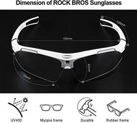 ROCKBROS Cycling Sunglasses Bicycle Photochromic Glasses Full Frame Eyewear