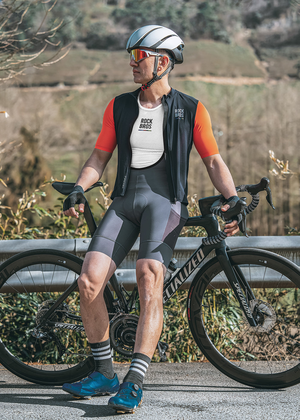 【ROAD TO SKY】by ROCKBROS Unisex Short-Sleeved Mesh Cycling Base Layer in Various Colours
