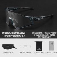 ROCKBROS Photochromic Goggle Cycling Sunglasses Sport Road Mountain Bike Glasses
