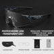 ROCKBROS Photochromic Goggle Cycling Sunglasses Sport Road Mountain Bike Glasses