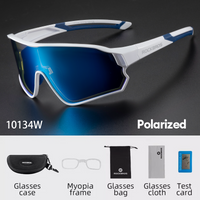 ROCKBROS Polarised Full Lens Sunglasses Cycling Bicycle Glasses Outdoor Sports Eyewear UV400