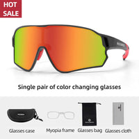 ROCKBROS Polarised Full Lens Sunglasses Cycling Bicycle Glasses Outdoor Sports Eyewear UV400