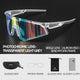 ROCKBROS Photochromic Goggle Cycling Sunglasses Sport Road Mountain Bike Glasses