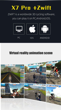 ROCKBROS X7I Smart Direct Drive Bike Trainer - Indoor Exercise Stand