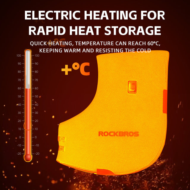 USB Charging Heated Winter Handlebar Mittens for Winter Cycling