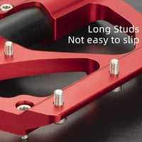 ROCKBROS Super Lightweight Bike Pedals in Black or Red (Pair)
