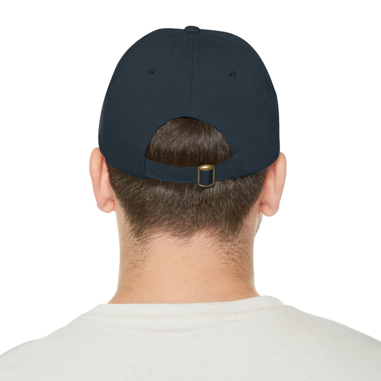 Custom Twill Hat with Leather Patch