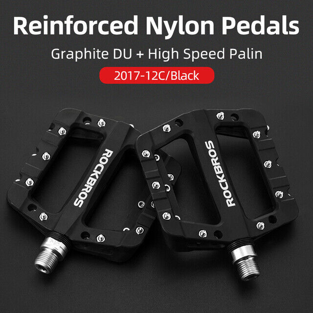 ROCKBROS Lightweight Bike Pedals in Various Colours (Pair)
