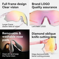 ROCKBROS Polarized Cycling Sunglasses with UV400 Protection Lightweight Durable