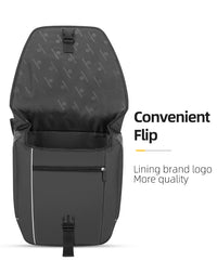 Super 30-Litre Bicycle Saddlebags in Black