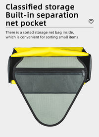 ROCKBROS Large Triangle Bicycle Saddlebag in Yellow