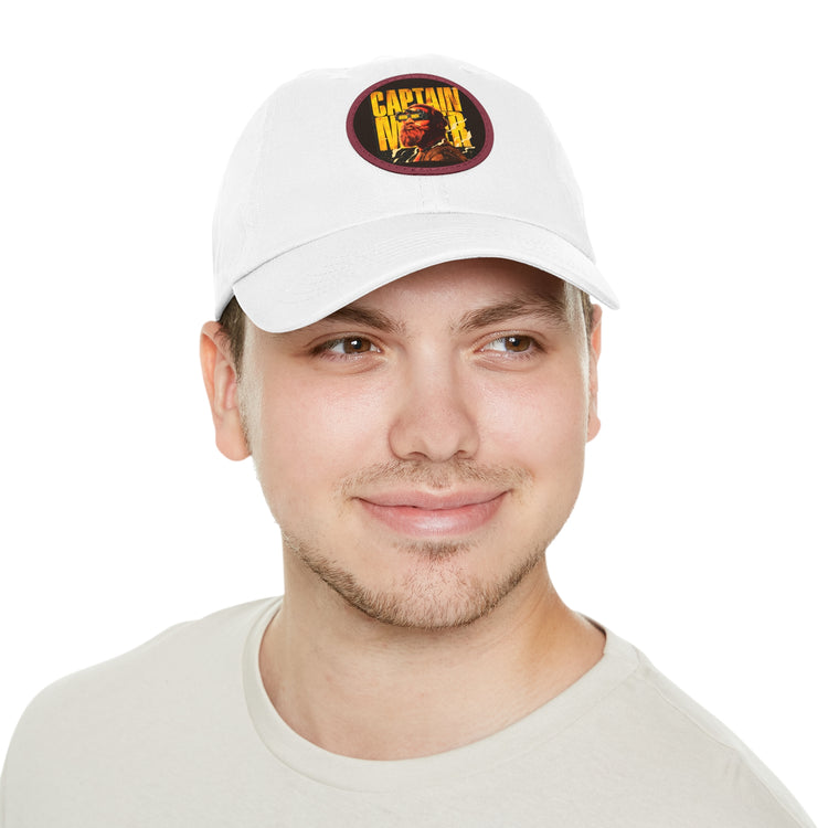 Custom Twill Hat with Leather Patch