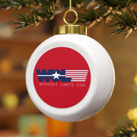 WOL USA Christmas Ball Ornament