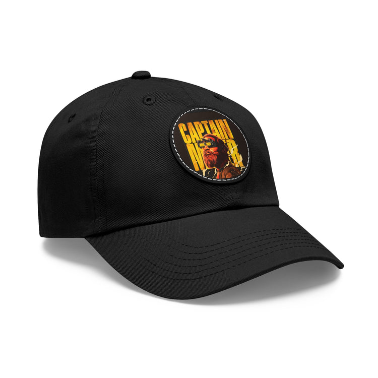 Custom Twill Hat with Leather Patch