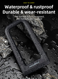 ROCKBROS Motorcycle Bicycle U-Lock Anti-Theft Thickened MTB Bike Lock Alloy Steel 3 Keys