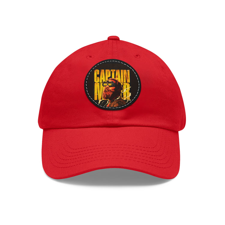 Custom Twill Hat with Leather Patch