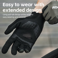 ROCKBROS MTB Gloves - Touch Screen, Anti-Slip Full Finger Cycling Gloves