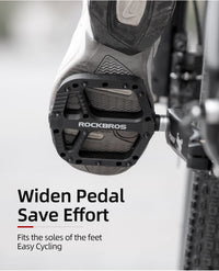 ROCKBROS Extra Large Bike Pedals in Various Colours (Pair)