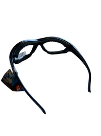 Mountain Shades Redline Sunglasses, Shiny Black with Clear Lenses