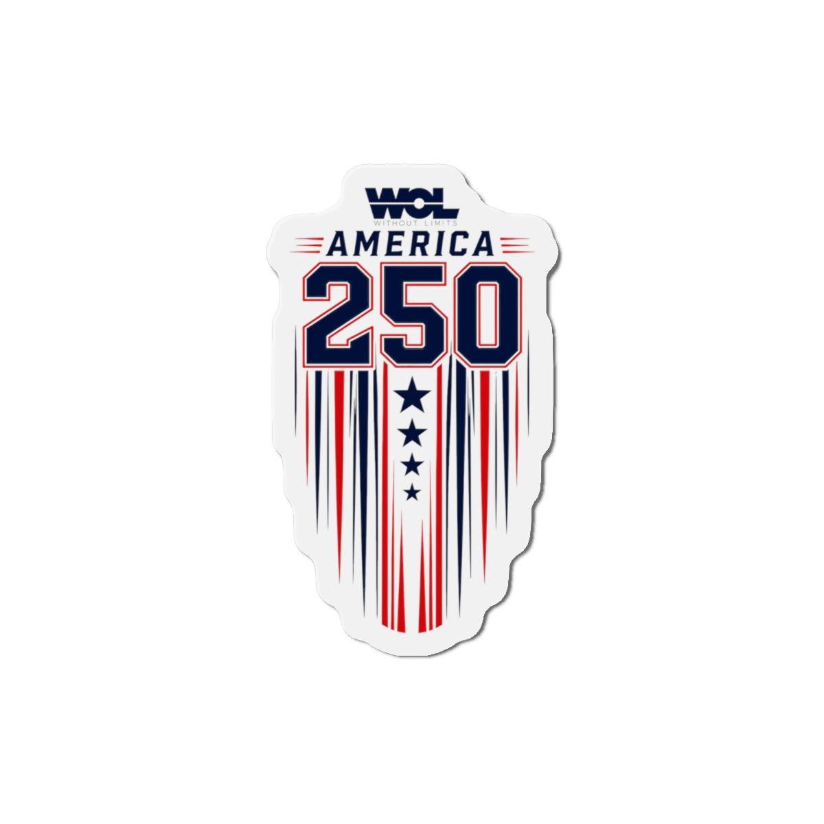 WOL America 250 Magnets