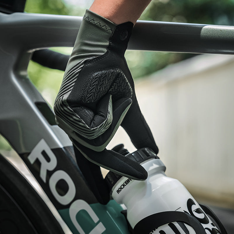 ROCKBROS MTB Gloves - Touch Screen, Anti-Slip Full Finger Cycling Gloves