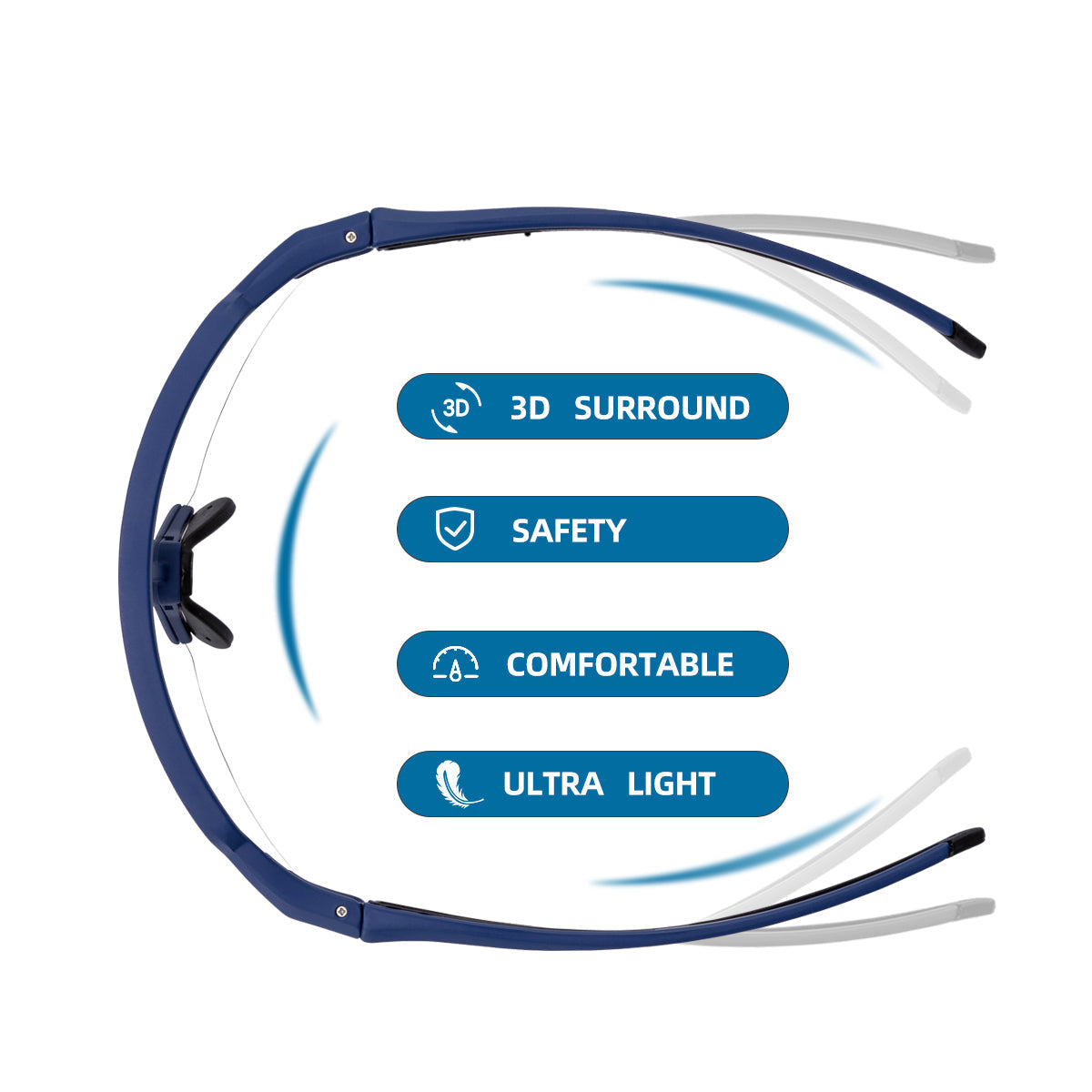 ROCKBROS Sunglasses for Men & Women UV Protection Cycling Glasses