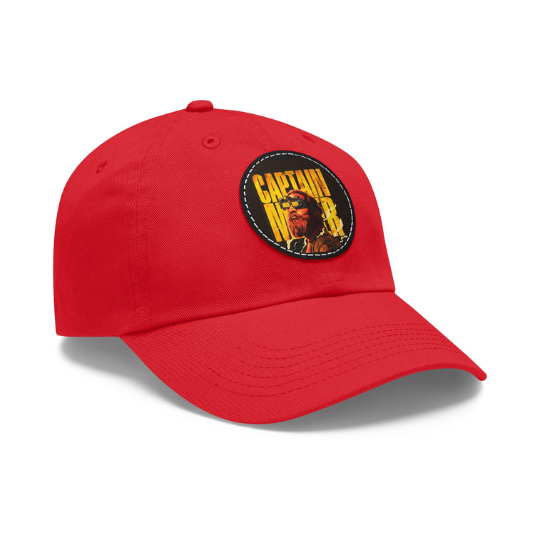 Custom Twill Hat with Leather Patch