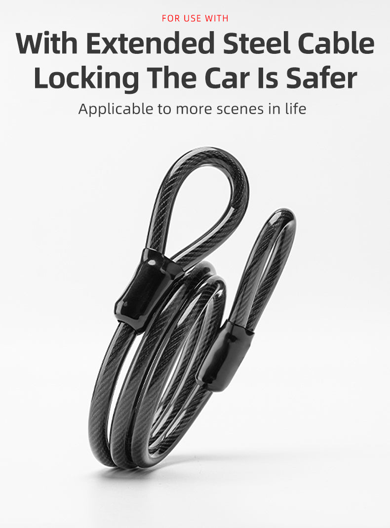 ROCKBROS Motorcycle Bicycle U-Lock Anti-Theft Thickened MTB Bike Lock Alloy Steel 3 Keys