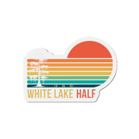 White Lake Half Magnets