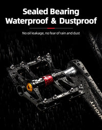 ROCKBROS Super-Smooth Bike Pedals in Various Colours (Pair)