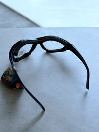 Mountain Shades Redline Sunglasses, Shiny Black with Clear Lenses