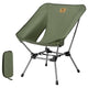 Qunature Ultra Lightweight Folding Camp Chair with Storage Bag Supports 260 lbs