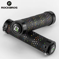 ROCKBROS Mountain Bike Handlebar Grips - Anti-skid, Bilateral Lock, 13cm