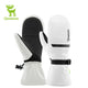 Qunature Windproof Waterproof Thermal Ski Gloves Double-Layer Insulation Touchscreen