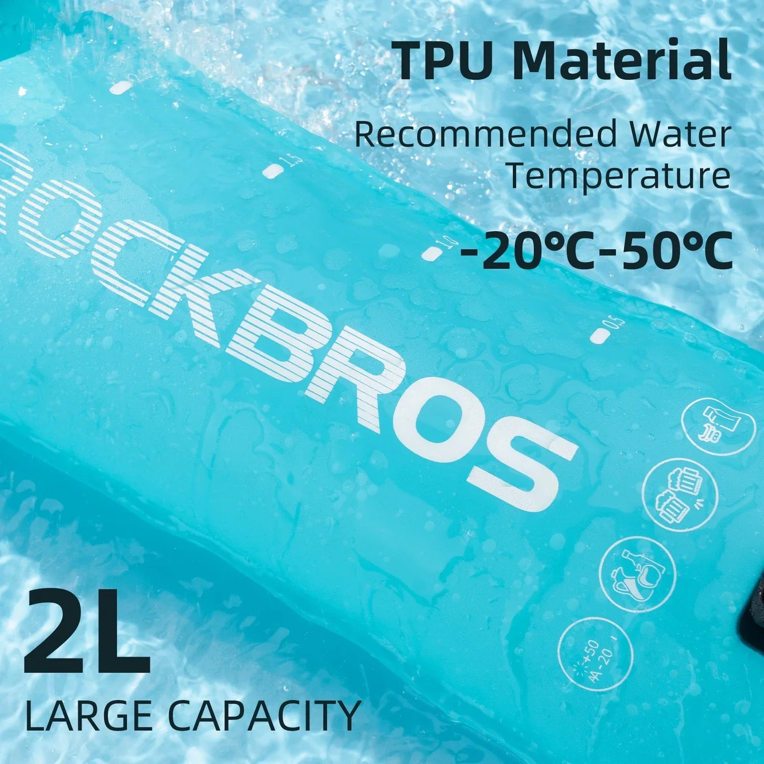 ROCKBROS Hydration Bladder 2L Water Reservoir