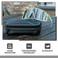 ROCKBROS Cycling Sunglasses Photochromic Polarized Sports Glasses UV400 Unisex