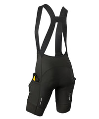 W. BLACK LABEL CARGO DROP TAIL BIB - BLACK